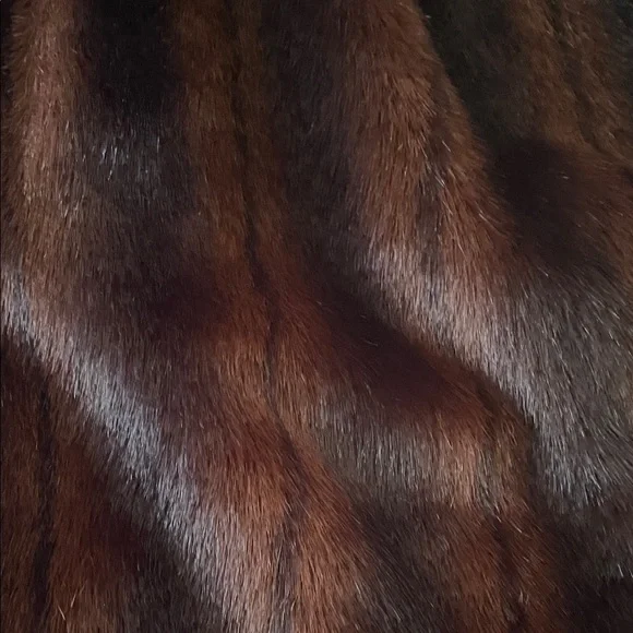 Chic Dark Brown Long Length Faux Fur Coat - Picture 4 of 4